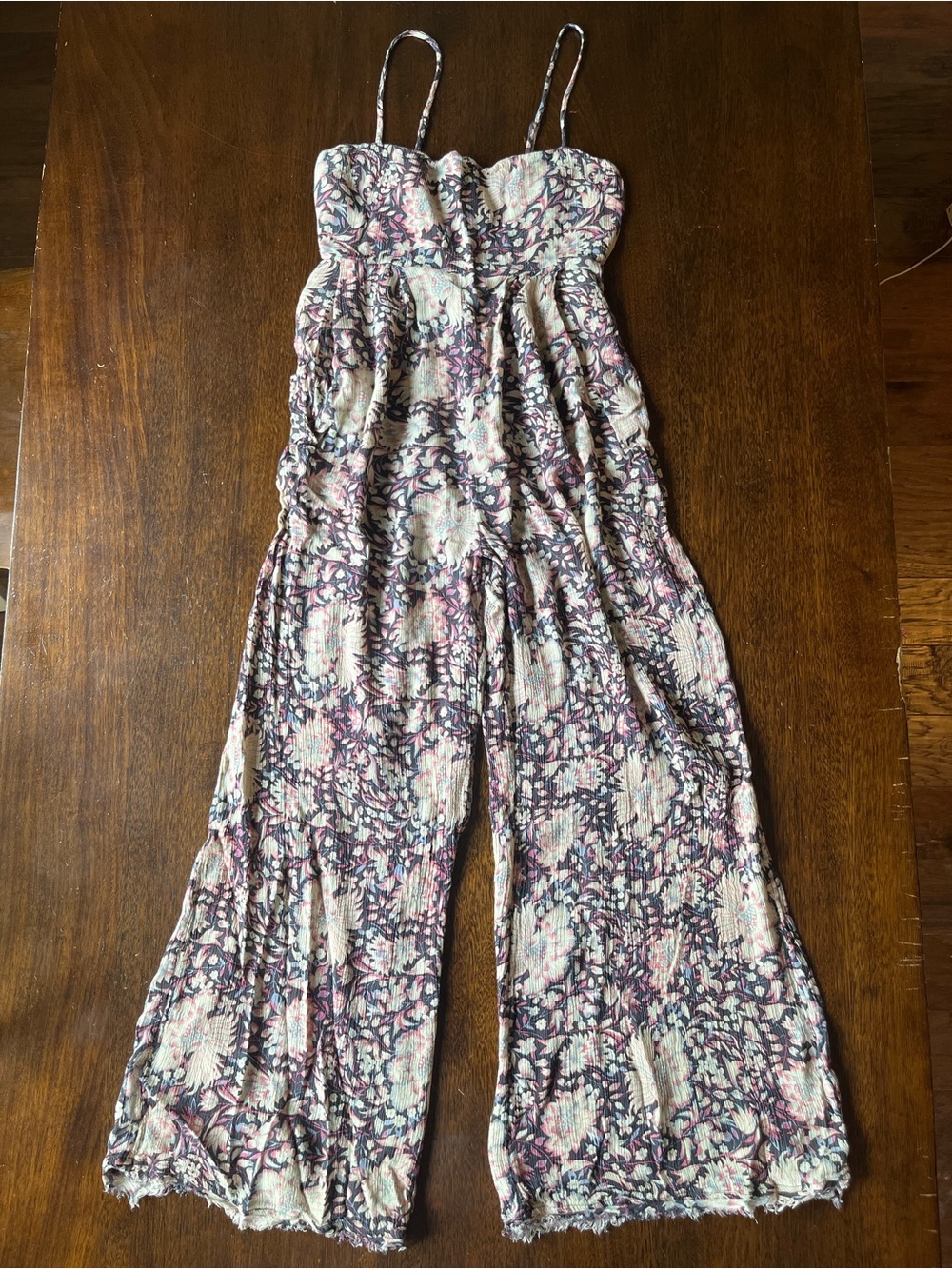 Out From Under by Urban Outfitters Floral Wide-Leg Jumpsuit